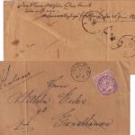 NDP - 1 Gr. gez. Fingerhut-K1 Weilburg Brief n. Ernsthausen 1870 Retourvermerk