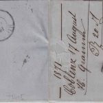 NDP - 2x1 Gr. gez. Brief i.d. SCHWEIZ nachv. preuss. blauer K2 Coblenz 1871