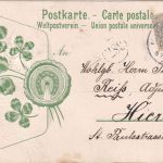 Bayern - 2 Pfg. Wappen Ortskarte (Glückwunsch Namenstag) München 31 - 1903