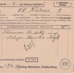 DR - 3 Pfg. Hindenburg OR/Walze Bücherzettel München - Bamberg 1939