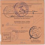 DR - 40 Pfg. AH Postanweisung n. HOLLAND Osnabrück - Arnheim 1944 Zensur