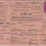 DR - 40 Pfg. AH Postanweisung n. HOLLAND Melle - Alkmaar 6.6.44