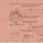 DR - 40 Pfg. AH Postanweisung n. HOLLAND Melle - Alkmaar 6.6.44