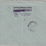 DR - 30+12 Pfg. AH Einschreibebrief Vilsbiburg 14.4.45 Überroller/Schwärzung