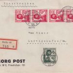 DR - 4x12+6 Pfg. Luftschutz Einschreibebrief Berlin W44 - Ludwigshafen 1937