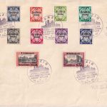 DR - Danzig Freimarken/Überdruck Satz auf Blatt mit SST Danzig 19. SEPT 39
