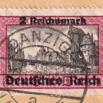 DR - Danzig Freimarken/Überdruck Satz Einschfreibebrief Danzig-Langfuhr 7.11.39