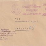 DDR - Berlin 1957 Ministerium f. Berg- u. Hüttenwesen 20 Pfg. AFS/ZKD Brief