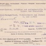 DR - Leipzig C1 1940 6 Pfg. AFS "Köhler&Volkmar" Karte n. Bamberg