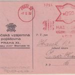 Tschechoslowakei - Praha 1932 50 H AFS "Hasicska vzajemna pojistovna" Drucksache