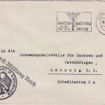 DR - Berlin 1936 Masch.werbestpl. "Dt. Juristentag" Dienstbrief v. Kopenhagen