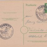 BRD - München 1955 43. Wanderausstellung der DLG SST Ganzsache n. Karlsruhe