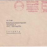 DR - Berlin 1940 12 Pfg. AFS "Reichsstelle f. Getreide..." Brief n. Leipzig