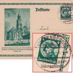 DR - Wittenberge 1 (Bz. Potsdam) Nähmaschinen Handwerbestempel Ganzsache 1933