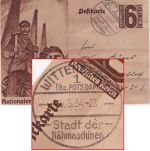 DR - Wittenberge 1 (Bz. Potsdam) Nähmaschinen Handwerbestempel Ganzsache 1934
