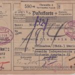 DR - Chemnitz 4 1930 Gebühr bezahlt Paketkarte (Selbstbucher) n. MEXIKO
