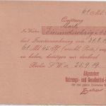 DR - 2x10 Pfg. Germania Perfin "AFZ" Nachnahmekarte Berlin SW68 - Kreiensen 1919
