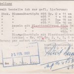 DR - Rheine 1960 Masch.werbestpl. "Ihr Küchenzettel..." Karte n. Düsseldorf