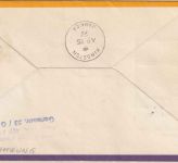 Peru - 6,50/1,90 S. Agrarreform Luftpostbrief/LH-Erstflug Lima - Kingston 1976