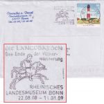 BRD - "Die Langobarden" Masch.werbestpl. Briefzentrum 53 (Bonn) Brief 2008