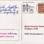 BRD - "Die Römer in Schwaben" Masch.werbestpl. karte Augsburg 1985