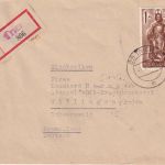FZ/Rheinl.-Pfalz - 1 M. karl d. Große Einschreibebrief Trier - Villingen 1947