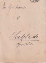 DR - Apolda 1886 Frei laut Avers Nr. 15 (Dir. II. Verw.-Bezirk) Dienstbrief