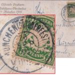 Bayern - München Oktoberfestplatz 26. SEP 10 Reserve-K2 Karte n. Regensburg