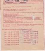 DDR/VGO - 500 Pfg. Bauwerke Einzahlungsmeldung Bad Salzungen 21.9.90