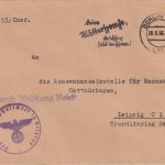 DR - Dt. Gesandtschaft Belgrad Dienstbrief/Frei d. Ablösung ü. Berlin 1936
