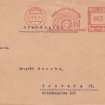 DR - Hamburg 1935 3 Pfg. AFS "Reforma-Werk Claus Weiß" Drucksachen-Ortsbrief