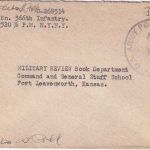 USA/Italien - APO 520 (Cerignola) Feldpostbrief n. Fort Leavenworth 4.8.44