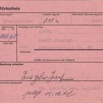BRD - 8069 Niederlauterbach 15.12.66 Rückschein n. Pfaffenhofen