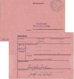 BRD - 8069 Niederlauterbach 15.12.66 Rückschein n. Pfaffenhofen