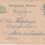 Bayern - Au a. Inn 28. JUL 02 K2 5 Pfg. Ganzsachenkarte n. Stein b. Traunstein