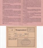 DR - München 1937/39 Bezugsausweis/Reichsfettkarte etc. Franz Pfenninger