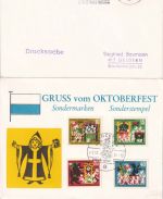 Bizone/BRD - München Oktoberfest 24 Belege ex 1949/1987