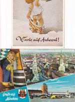 Bizone/BRD - München Oktoberfest 24 Belege ex 1949/1987