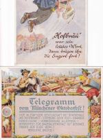 Bizone/BRD - München Oktoberfest 24 Belege ex 1949/1987