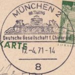 BRD - München 1971 SST 88. Tagung Deutsche Gesellschaft f. Chirurgie Ganzsache