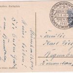 Bizone - München 1948 SST 2. Ord. Bundestag Bayer. Gewerkschaftsbund Karte