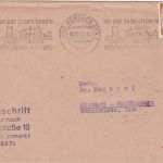 BRD - München 1952 Welttierschutzwoche Masch.werbestempel Drucksache