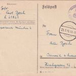 DR - Feldpostkarte L21821 München-Allach n. Ossweil 20.3.41
