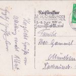 DR - München 1937 Reichstreffen d. Kinderreichen Masch.werbestempel Ortskarte