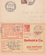 DR/BRD - Söcking (Starnberg) 5 Belege ex 1934/1983