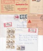 DR/BRD - Söcking (Starnberg) 5 Belege ex 1934/1983