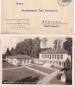 Bayern/BRD/Chile - Tutzing (Starnberger See) 14 Belege ex 1917/85