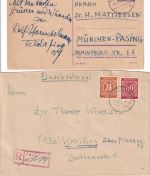 Bayern/DR/All.Bes./BRD - Feldafing (Starnberger See) 13 Belege ex 1916/1976