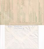 BRD - Traubing 1976 Paketkarte n. USA + Einschreibebrief