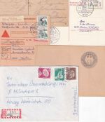 Bayern/BRD - Berg b. Starnberg 5 Belege 1911/1976